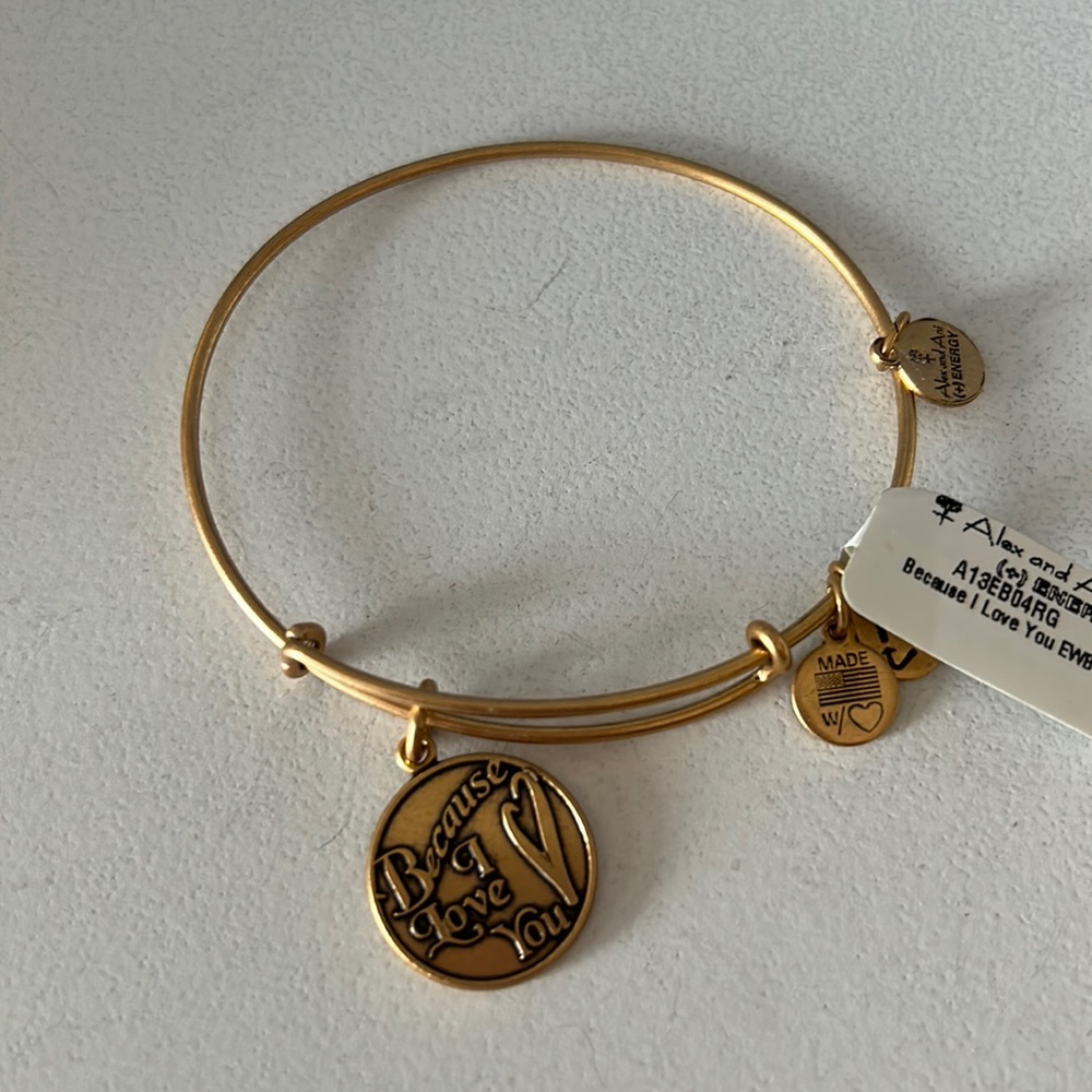 ALEX and ANI “because I love you”bangle
